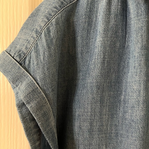 J. McLaughlin 💙 Erika Linen-blend blouse, amazing condition, size: M - Picture 13 of 16